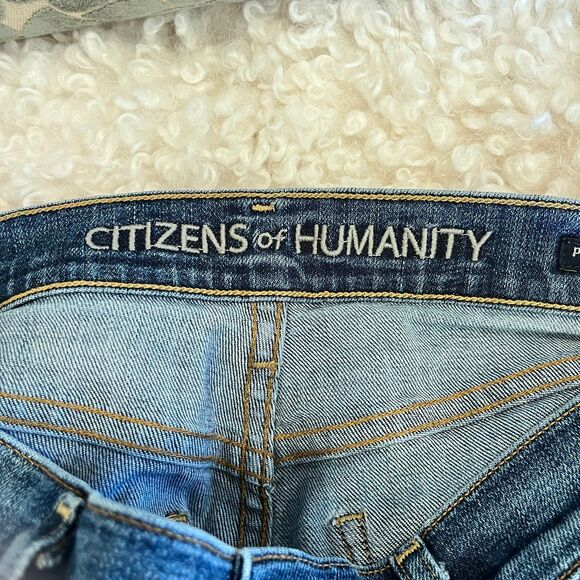 Citizens of Humanity Phoebe Slim Straight Crop Jeans Size 25 - Picture 5 of 10
